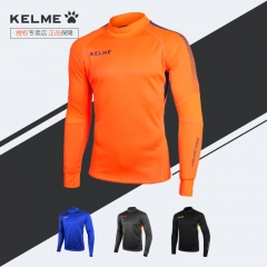 卡尔美外套男秋冬套头衫长袖训练衫KELME拇指扣K089足球训练服