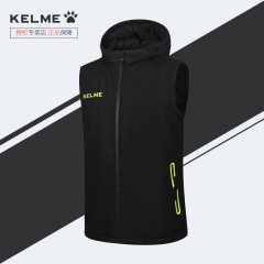 卡尔美棉马甲男新款2017棉服棉衣秋冬季潮足球训练服kelme背心