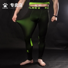 卡尔美紧身裤长裤男篮球跑步运动薄压缩打底裤正品kelme健身裤子