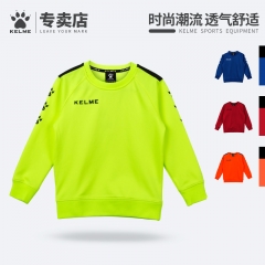 kelme卡尔美 儿童足球服男女跑步篮球学生卫衣长袖运动训练服男童