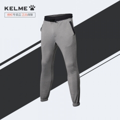 卡尔美长裤子男加绒针织长裤秋冬保暖休闲跑步裤子kelme运动裤